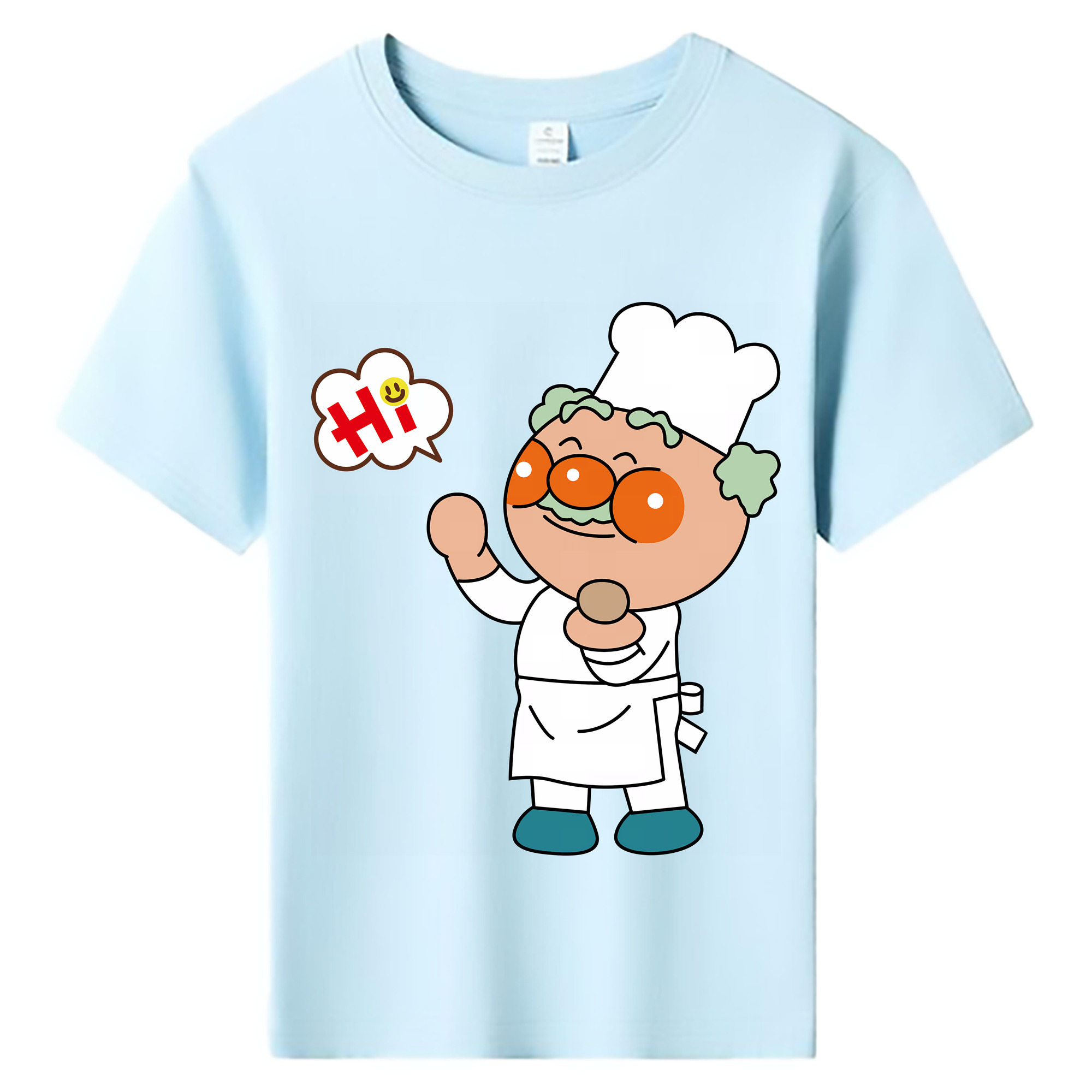 （画像用） アンパンマン Anpanman 綿100％キッズTシャツ（フロントプリント）